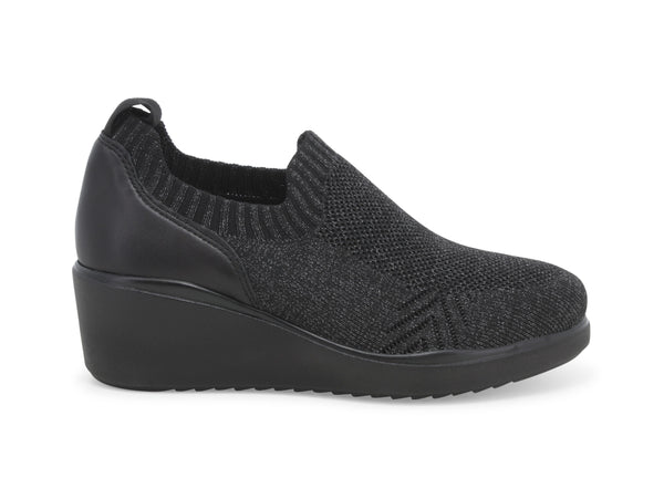 Melluso Scarpe Slip-on Comfort Zeppa tomaia Elasticizzata Nera K55345-221805